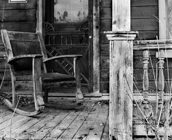 Rocking Chair on Porch